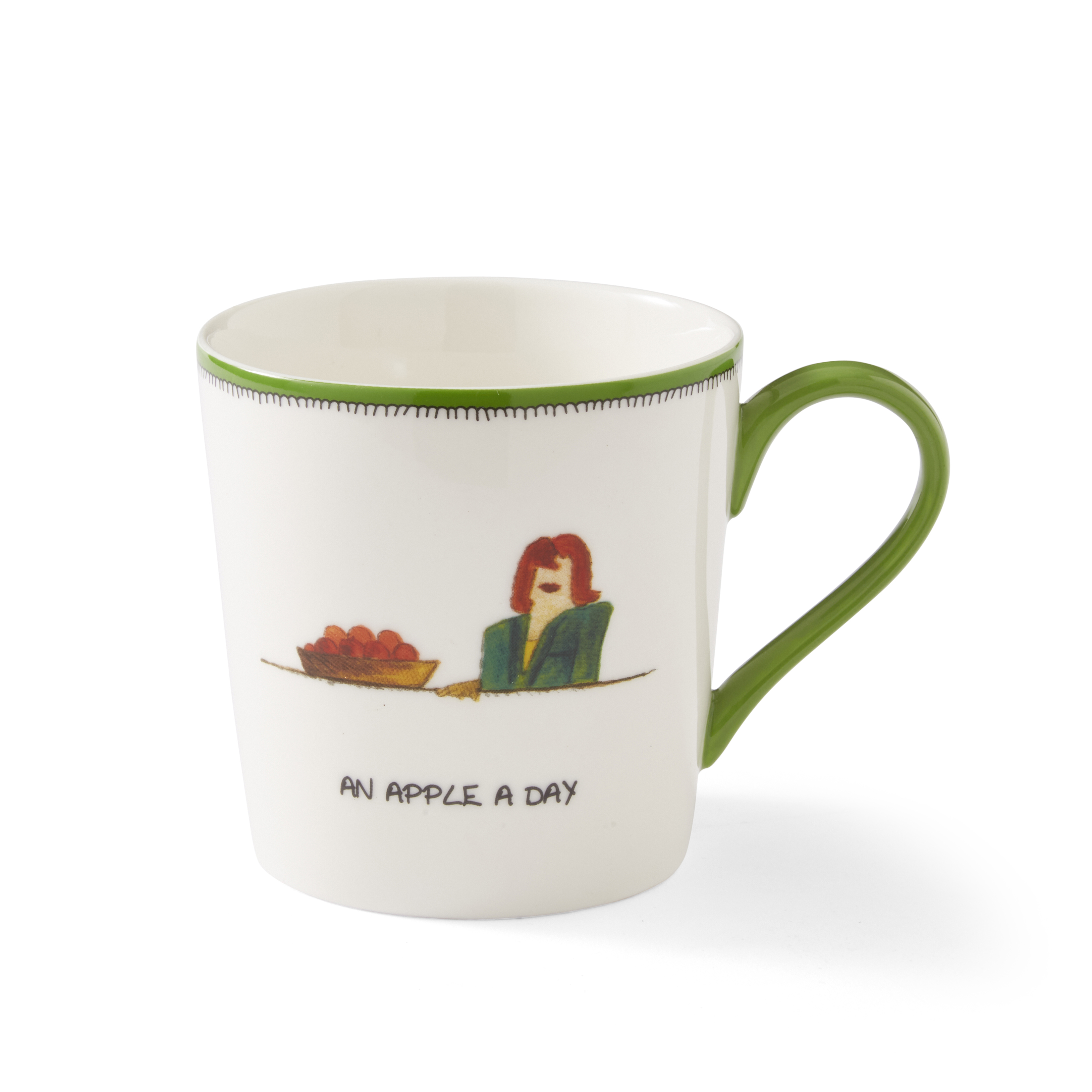 Kit Kemp Doodles Apple a Day Mug image number null